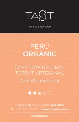 Cafè Perú Orgànic