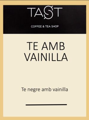 Te amb VAINILLA